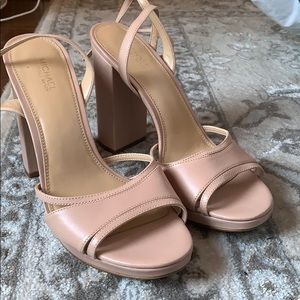 Michael Kors Blush Yoonie Platform Sandals